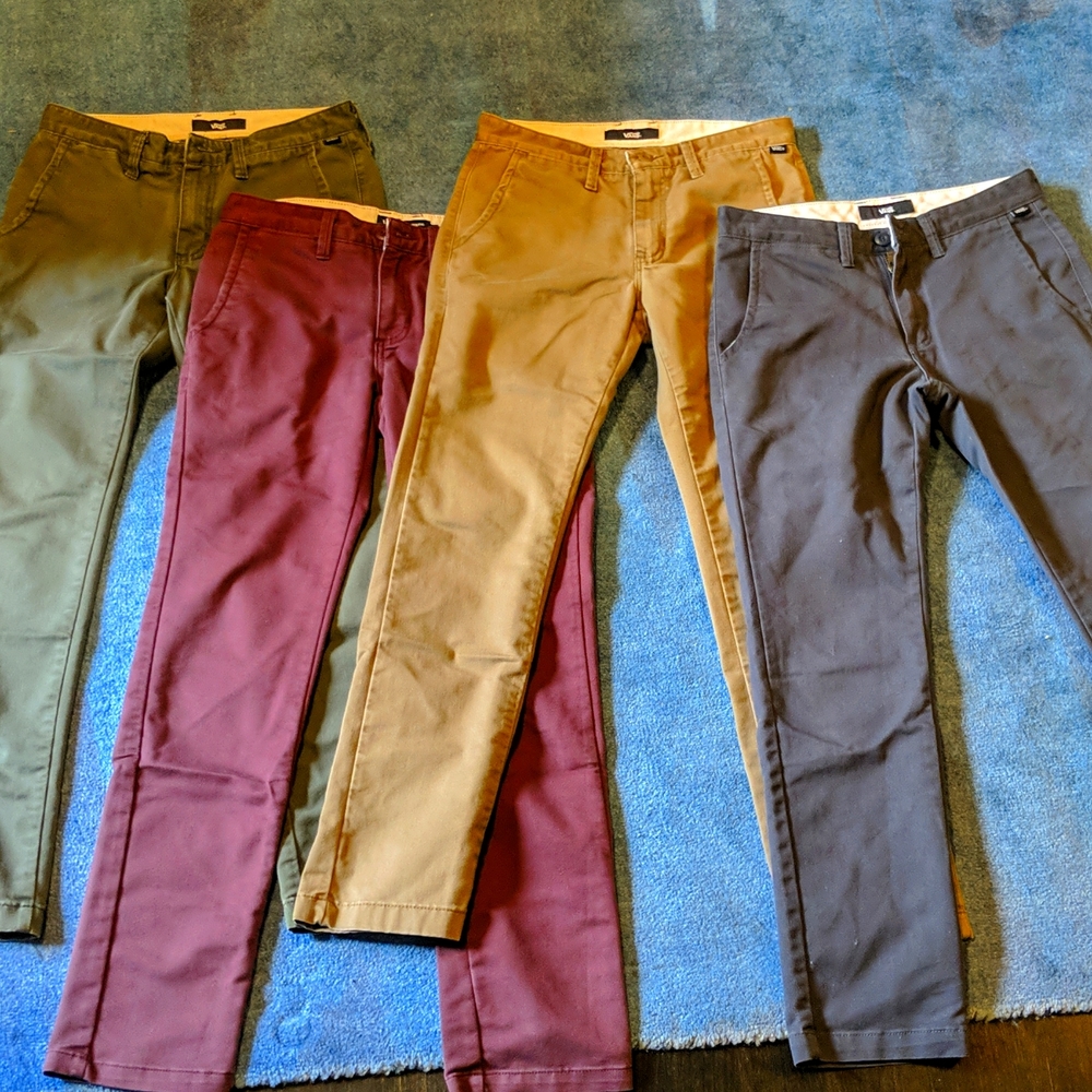 Vans Khakis, all 4